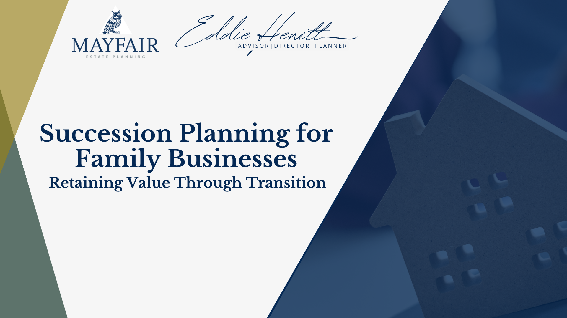 Succession Planning for Family Businesses: Retaining Value Through Transition